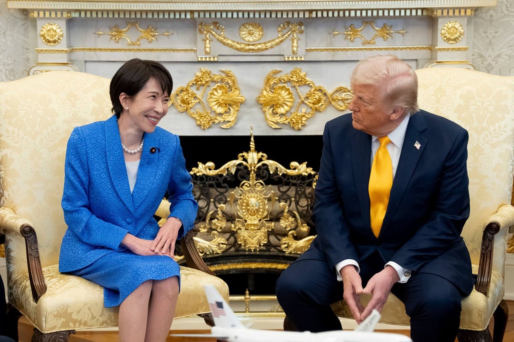US President Donald Trump and Japanese Prime Minister Sanae Takaichi at the White House in March 2026. Photo: Emily Higgins/White House/Planet US President Donald Trump and Japanese Prime Minister Sanae Takaichi at the White House in March 2026. Photo: Emily Higgins/White House/Planet
