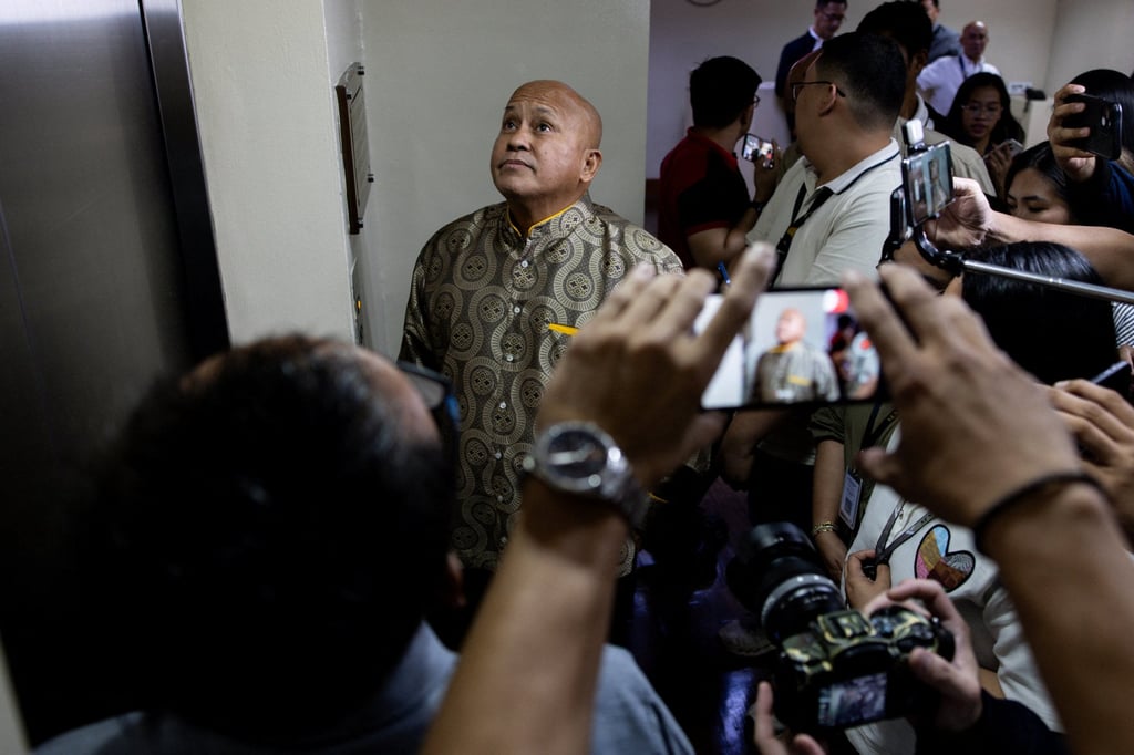 Philippine Senator Ronald “Bato” dela Rosa at the Senate in Pasay City, Metro Manila on Wednesday. Photo: Reuters Philippine Senator Ronald “Bato” dela Rosa at the Senate in Pasay City, Metro Manila on Wednesday. Photo: Reuters