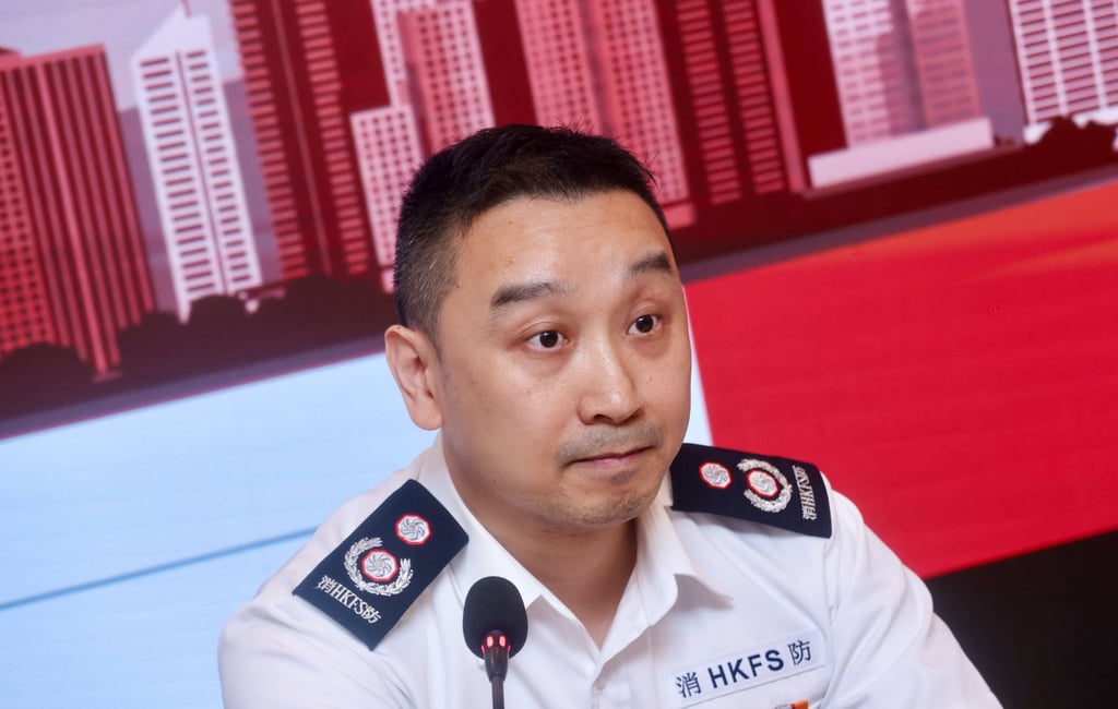 Acting senior divisional officer Law Kin-san. Photo: Jonathan Wong Acting senior divisional officer Law Kin-san. Photo: Jonathan Wong