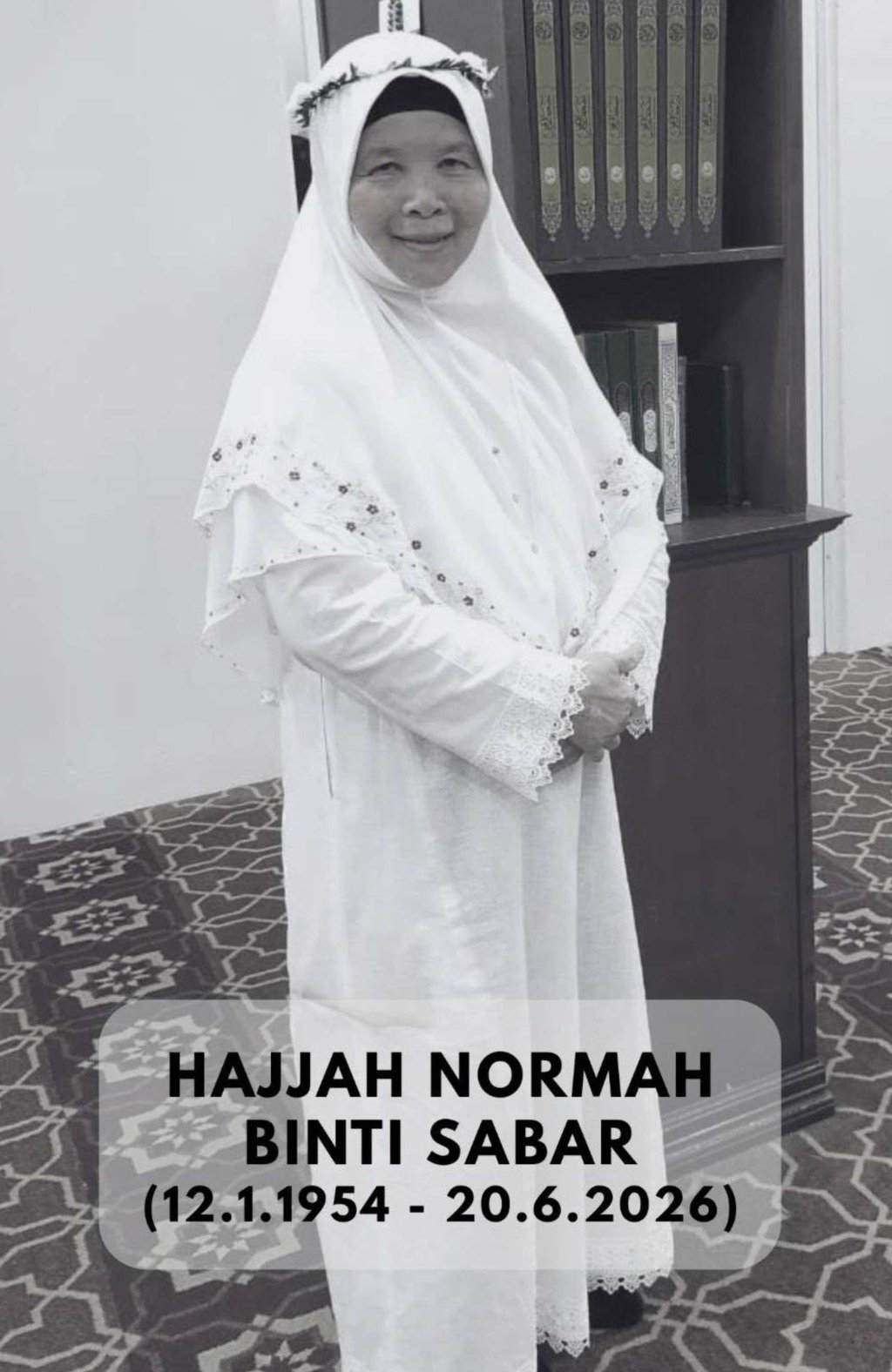 Normah Sabar was Malaysia’s first female surveyor. Photo: Facebook/Hospital Sungai Buloh Selangor Normah Sabar was Malaysia’s first female surveyor. Photo: Facebook/Hospital Sungai Buloh Selangor