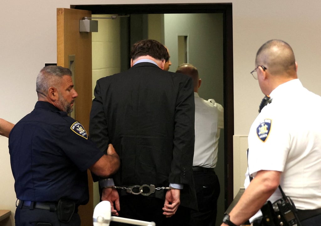 Rex Heuermann is escorted away after being sentenced at Suffolk County Court in Riverhead, New York, on Wednesday. Photo: Reuters Rex Heuermann is escorted away after being sentenced at Suffolk County Court in Riverhead, New York, on Wednesday. Photo: Reuters