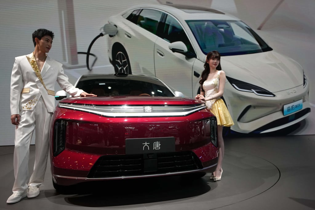 EV car maker BYD is among the Chinese tech, biotech, robotics and AI companies included on the list. Photo: AP EV car maker BYD is among the Chinese tech, biotech, robotics and AI companies included on the list. Photo: AP