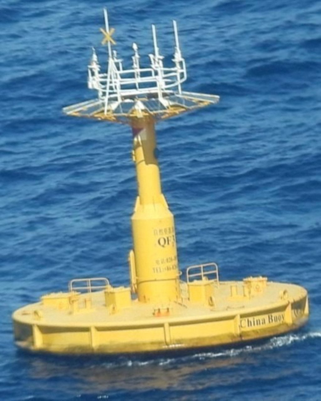 A structure, which the Philippine Coast Guard said was likely deployed by Chinese research vessels, floats at the disputed Scarborough Shoal in the South China Sea, on June 10. Photo: Philippine Coast Guard/Handout via Reuters A structure, which the Philippine Coast Guard said was likely deployed by Chinese research vessels, floats at the disputed Scarborough Shoal in the South China Sea, on June 10. Photo: Philippine Coast Guard/Handout via Reuters