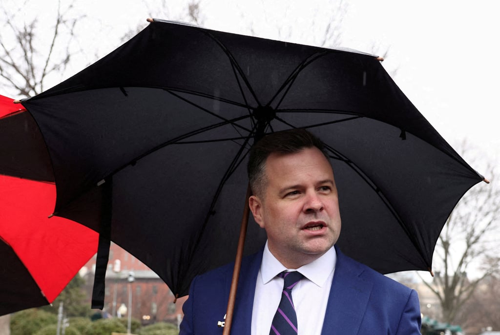 US Federal Housing Finance Agency Director Bill Pulte speaks to reporters at the White House in January. Photo: Reuters US Federal Housing Finance Agency Director Bill Pulte speaks to reporters at the White House in January. Photo: Reuters
