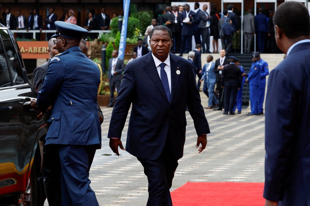 Central African Republic President Faustin-Archange Touadera arrives to attend the Africa Forward Summit 2026 in Nairobi, Kenya, on May 12. Photo: Reuters Central African Republic President Faustin-Archange Touadera arrives to attend the Africa Forward Summit 2026 in Nairobi, Kenya, on May 12. Photo: Reuters