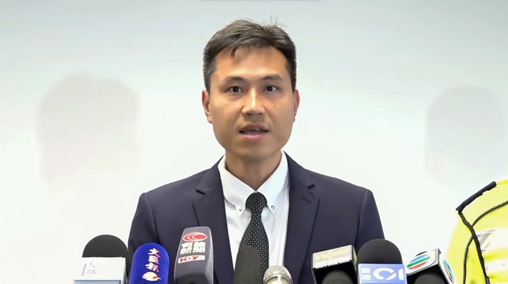 Chief Inspector Tam Tsz-wai says the two men frequently changed vehicles in a bid to evade detection. Photo: Facebook/HK Police Force Chief Inspector Tam Tsz-wai says the two men frequently changed vehicles in a bid to evade detection. Photo: Facebook/HK Police Force