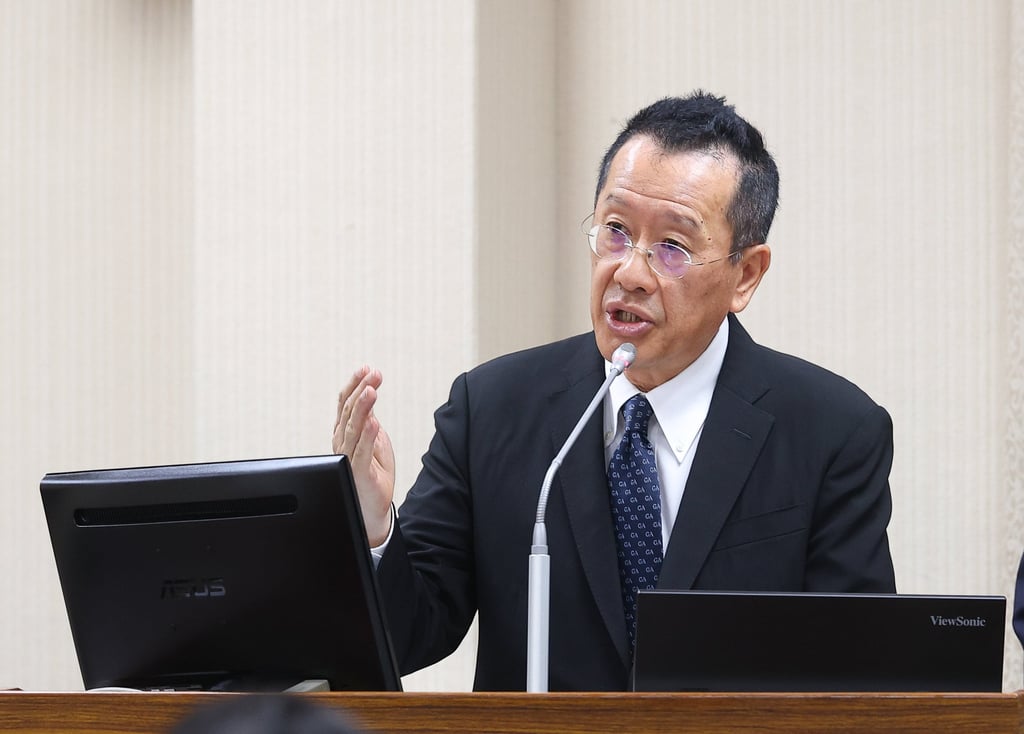 Wellington Koo, Taiwan’s defence minister, says the island has made a 14-day call-up programme mandatory for all eligible reservists. Photo: CNA Wellington Koo, Taiwan’s defence minister, says the island has made a 14-day call-up programme mandatory for all eligible reservists. Photo: CNA