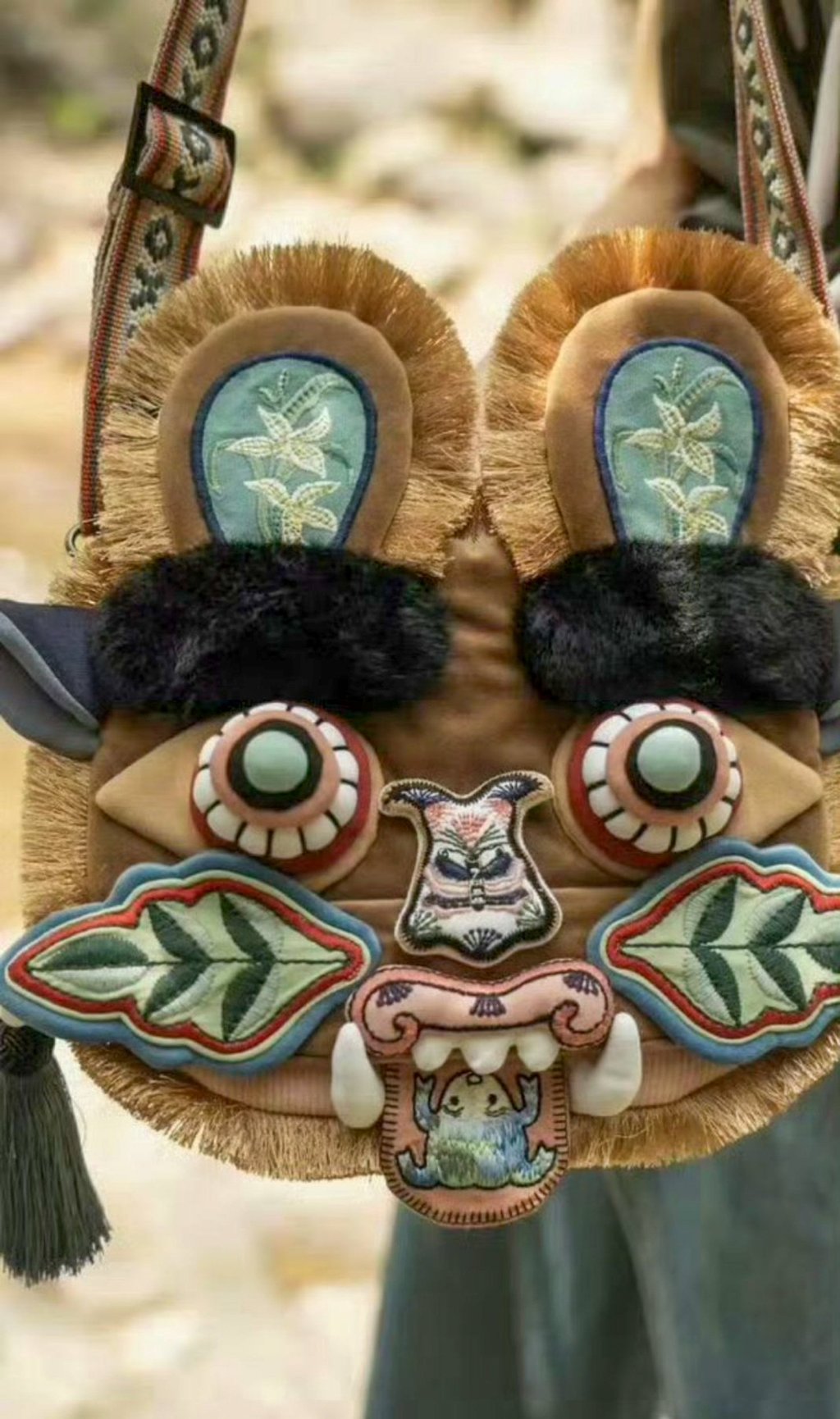 Complex techniques and heavy handwork go into making every Yestee tiger-head bag. Photo: Handout Complex techniques and heavy handwork go into making every Yestee tiger-head bag. Photo: Handout