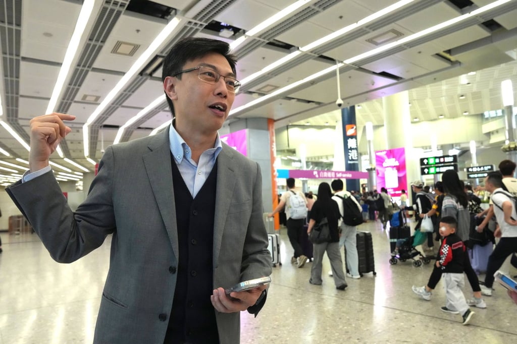 Timothy Chui says an airport bus service will be required. Photo: Jelly Tse Timothy Chui says an airport bus service will be required. Photo: Jelly Tse