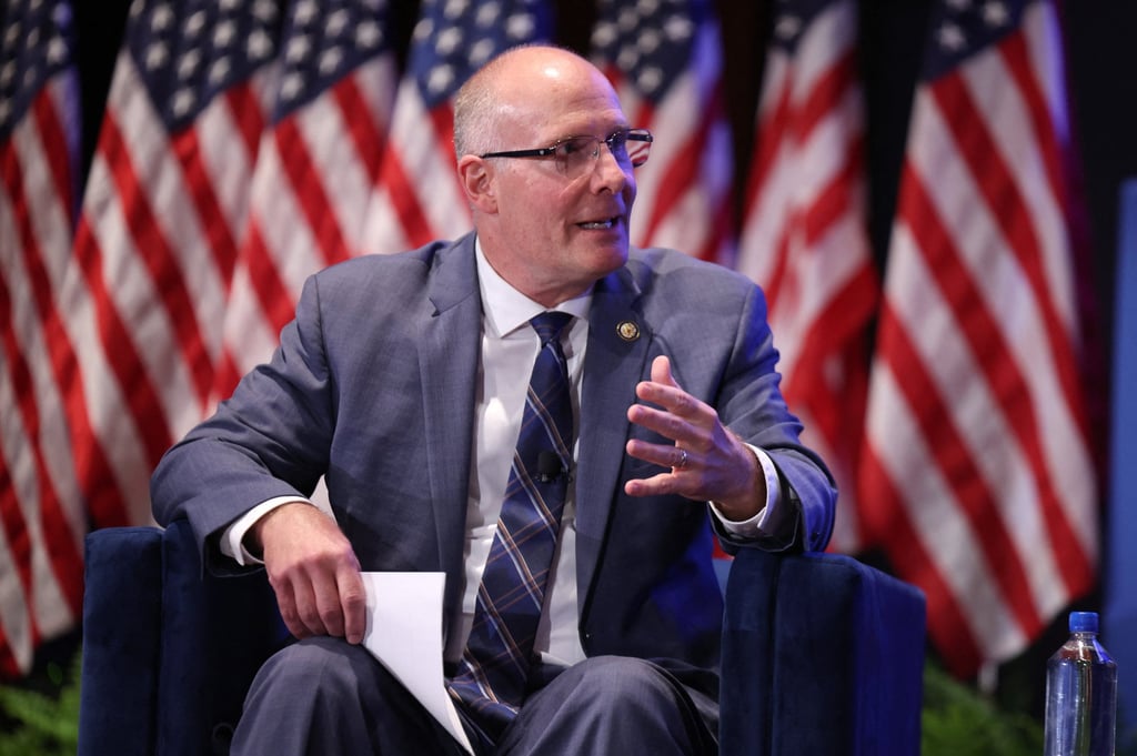 Michigan Republican John Moolenaar, chairman of the House Select committee on China. Photo: AFP Michigan Republican John Moolenaar, chairman of the House Select committee on China. Photo: AFP