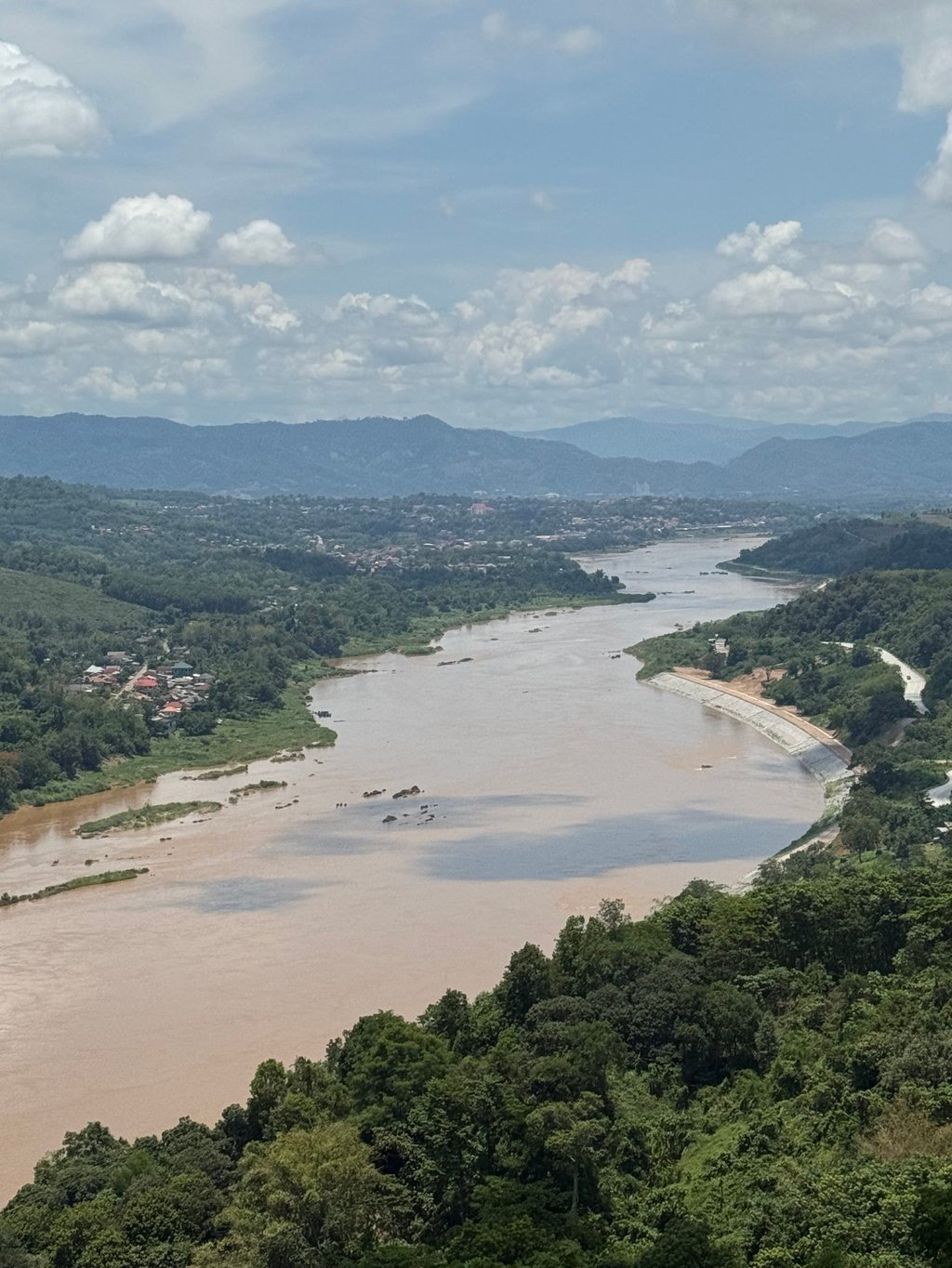 The Mekong River as seen from the intersection of Laos, Myanmar and Thailand. Photo: Rivers and Rights The Mekong River as seen from the intersection of Laos, Myanmar and Thailand. Photo: Rivers and Rights