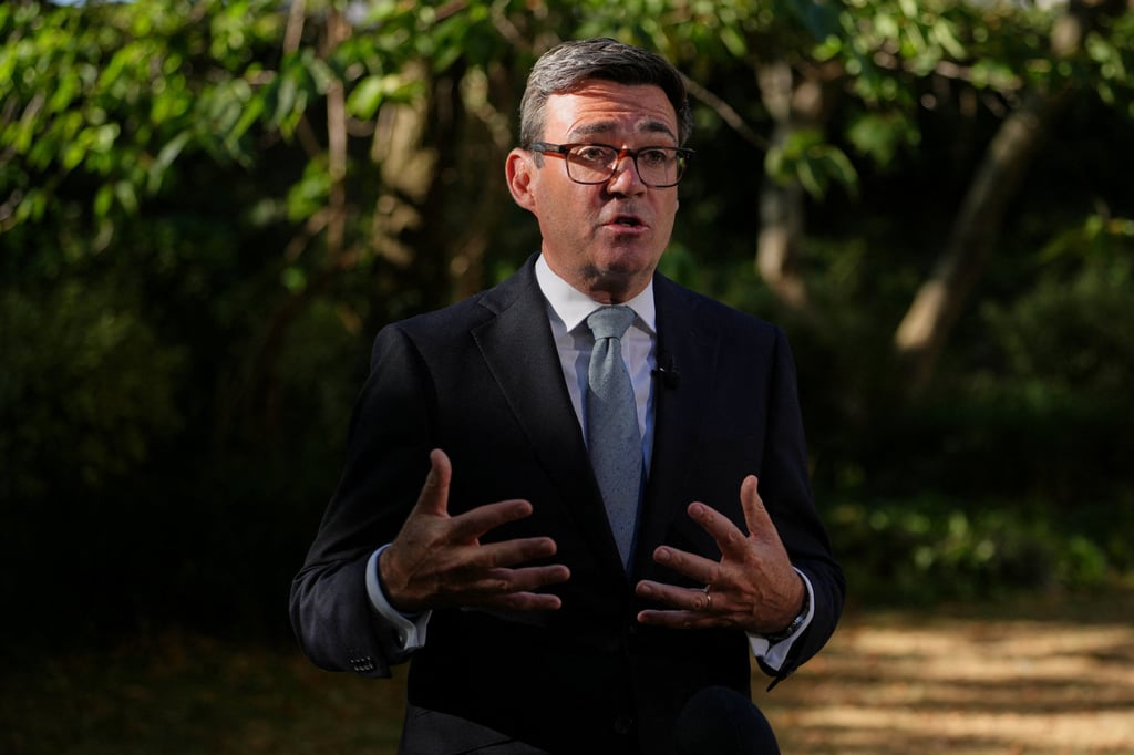 Britain’s Prime Minister Andy Burnham speaks to the media after chairing a COBR meeting on the UK’s ongoing response to extreme heat, wildfires and drought, in London on Wednesday. Photo: Reuters Britain’s Prime Minister Andy Burnham speaks to the media after chairing a COBR meeting on the UK’s ongoing response to extreme heat, wildfires and drought, in London on Wednesday. Photo: Reuters