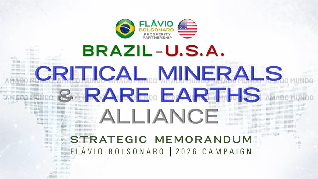 The cover image of a document drafted by Andre Marinho, a close ally of Flavio Bolsonaro that was allegedly presented to J.D. Vance’s Rockbridge Network. It is dated March 19, 2026. Image: Andre Marinho via Amado Mundo The cover image of a document drafted by Andre Marinho, a close ally of Flavio Bolsonaro that was allegedly presented to J.D. Vance’s Rockbridge Network. It is dated March 19, 2026. Image: Andre Marinho via Amado Mundo