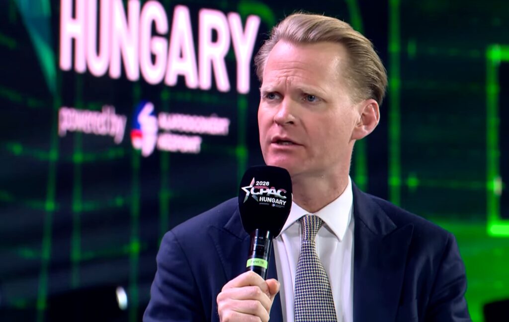 Reform UK head of policy James Orr at CPAC Hungary in March 2026. Credit: The European Conservative / YouTube