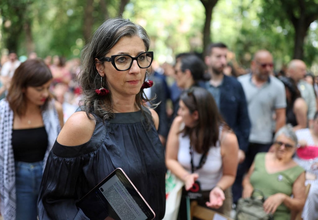 Francesca Albanese, the United Nations special rapporteur on the Palestinian territories, in June 2025. Photo: AFP Francesca Albanese, the United Nations special rapporteur on the Palestinian territories, in June 2025. Photo: AFP